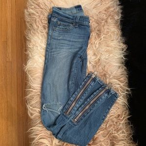 Elizabeth and James distressed denim jeans